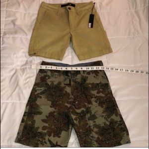 Joe's Jeans Kids Yellow Shorts with Olive Floral Shorts